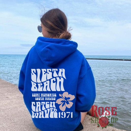 Siesta Beach Hoodie - Royal Blue