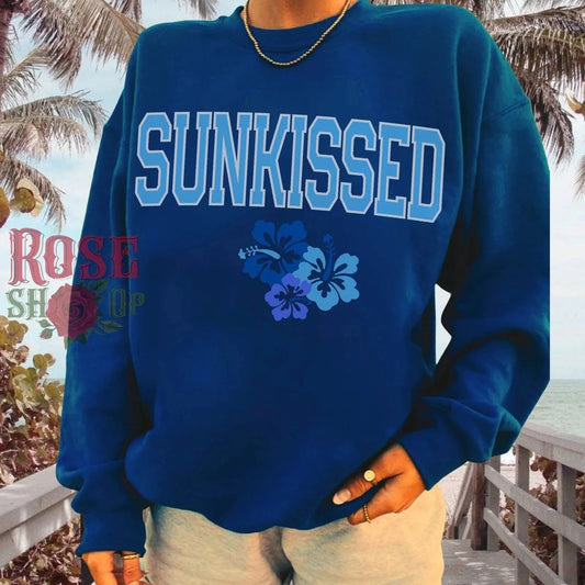 Sunkissed Trendy Crewneck Sweatshirt
